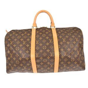 LOUIS VUITTON KEEPALL 50 TRAVEL HANDBAG MONOGRAM M41426 TH0073 YQ05872